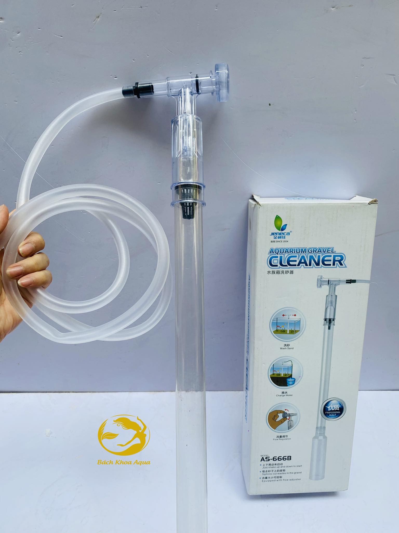 Dụng cụ vệ sinh Jeneca AS–666 / AS-666B giá rẻ, hút sạch cặn dễ dàng